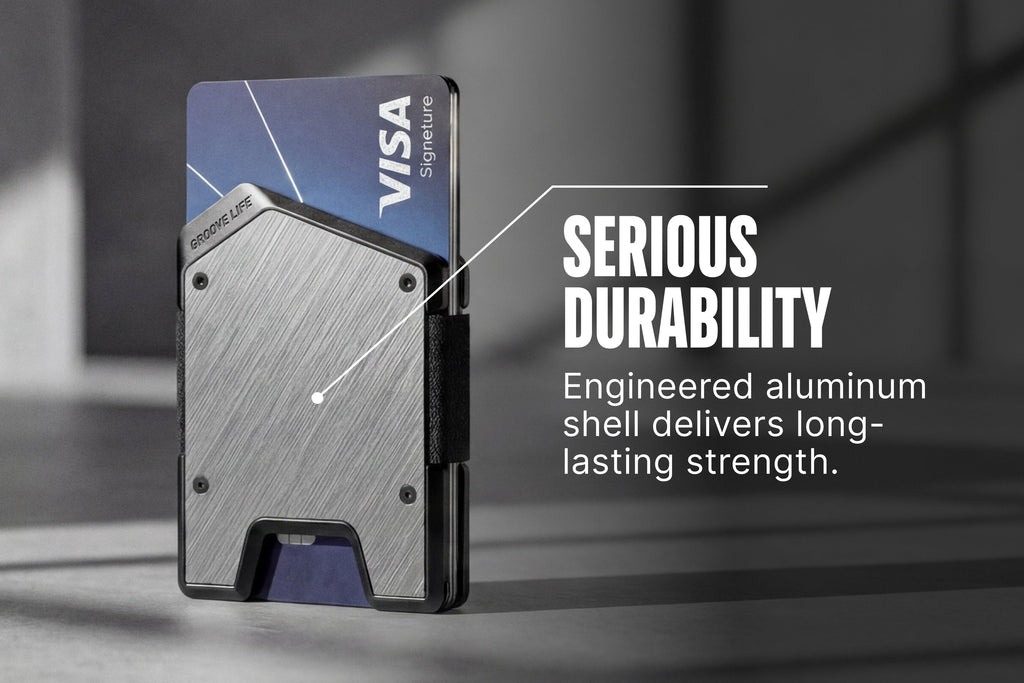 Groove Wallet® Stealth - Gunmetal