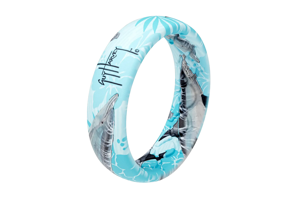 Guy Harvey Dolphin Thin Ring