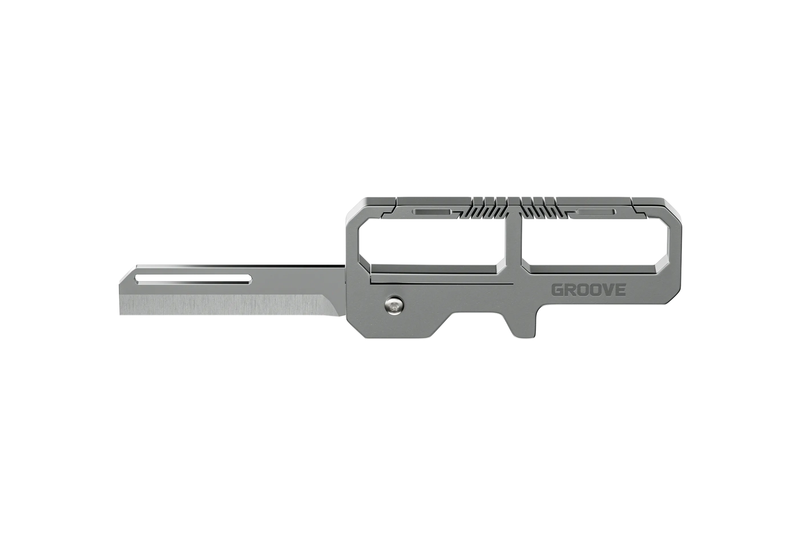 Groove® Carabiner Knife - Silver